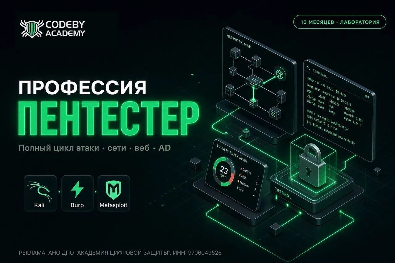 Большинство материалов про пентест в интернете — это отдельные техники: один ролик про SQLi, другой 