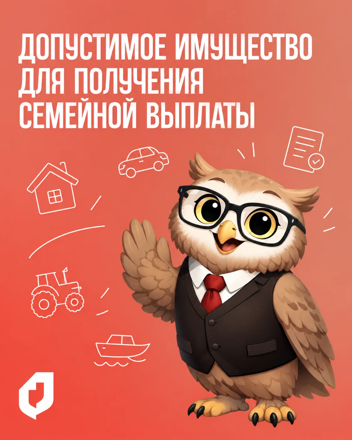 🏠 Какое имущество допустимо для получения ежегодной семейной выплаты?
