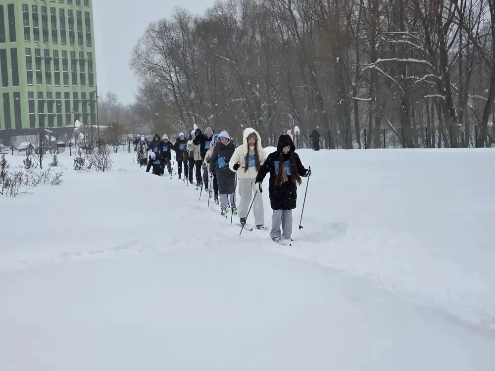 ❄️ «Лыжня России» в нашей гимназии⛷️   Сегодня в нашей гимназии прошел традиционный праздник «Лыжня 