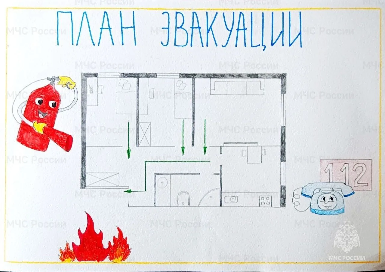 «План эвакуации из дома: учимся на прогулке»
