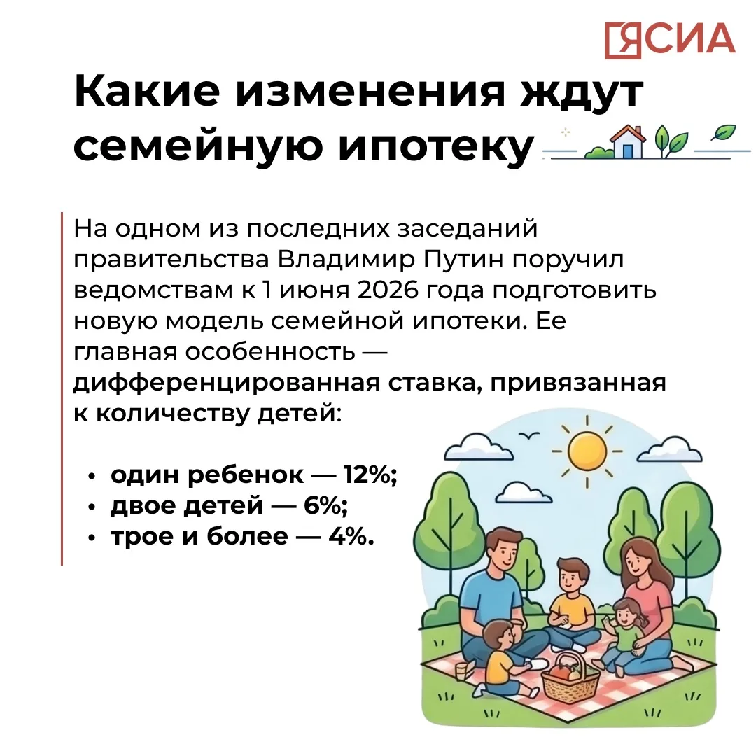 🏠 Сегодня разберем тему семейной ипотеки спокойно и честно: что работает сейчас, что планируется к л