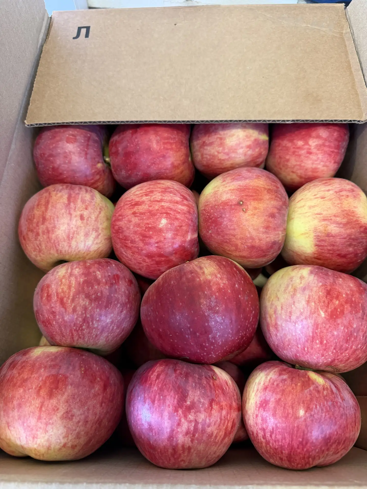 Яблоки Апорт, открываем свежую коробку 🍎🍎