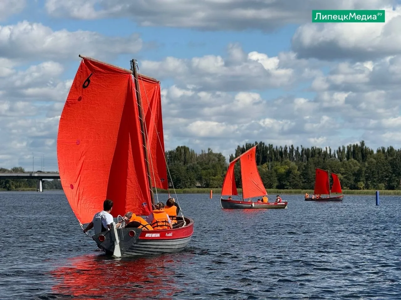 Алые паруса снова на Воронеже в Липецке⛵️
