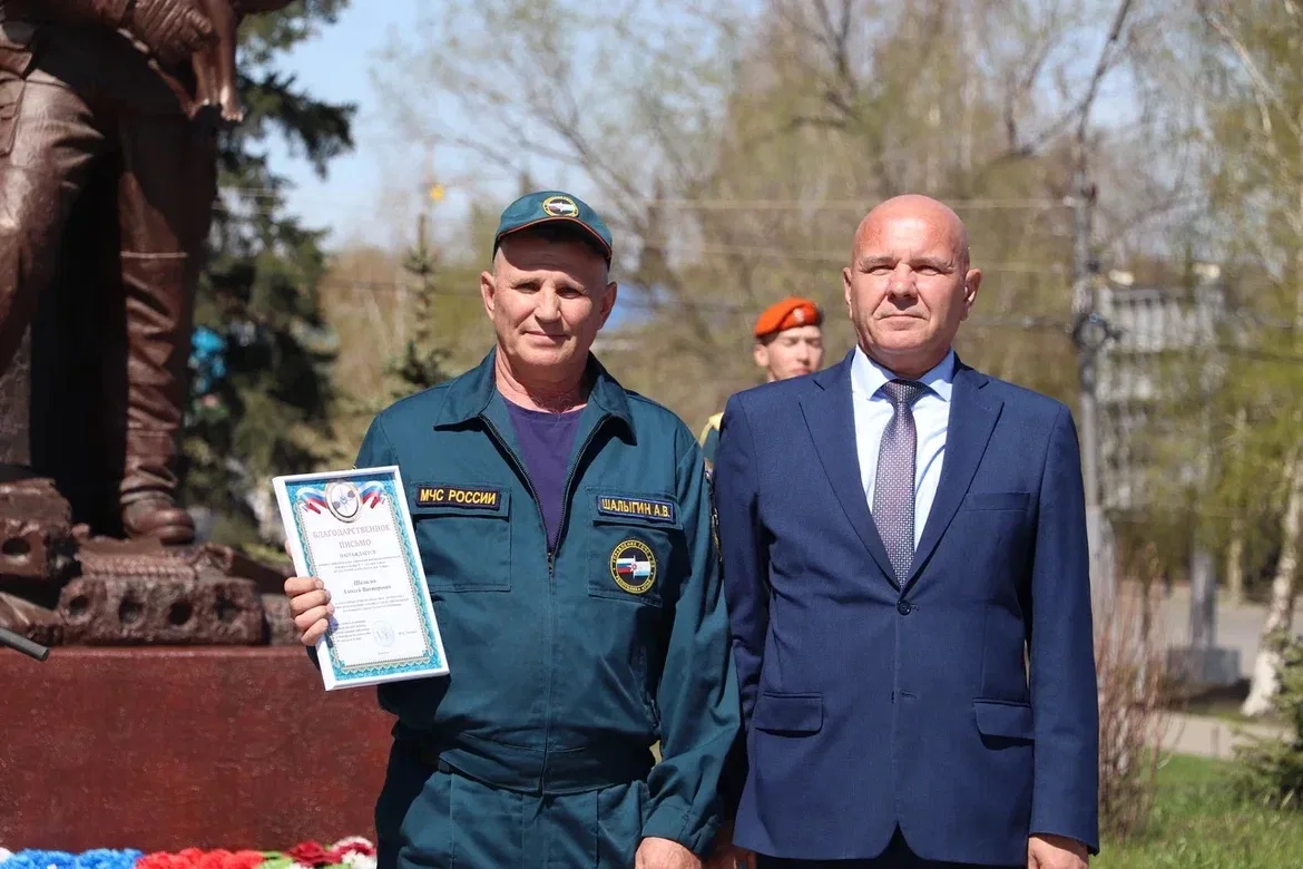 🚒🚨Торжественное мероприятие, посвящённое 377‑летию пожарной охраны России, состоялось в Сквере сту