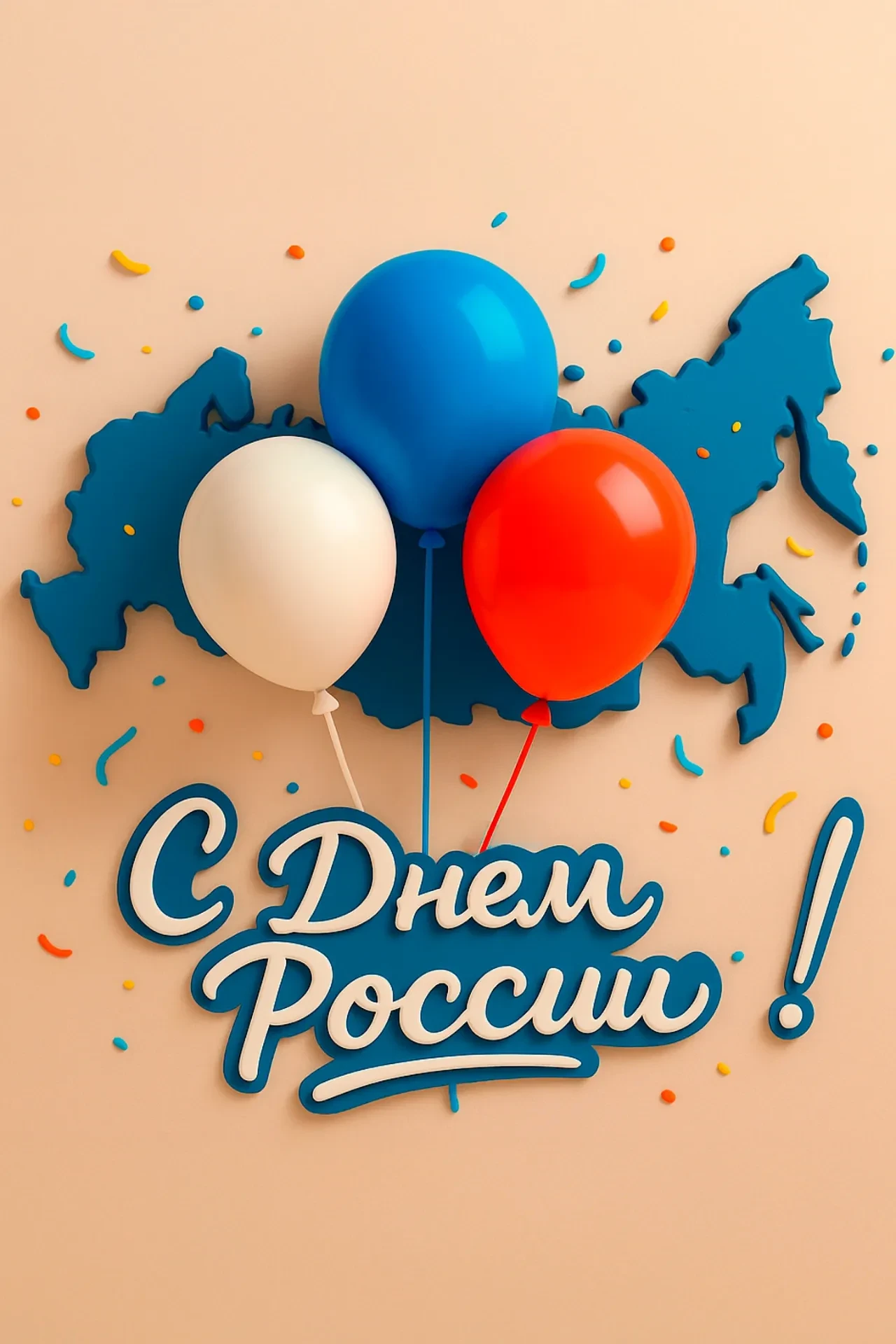 С Днём России! Пусть наша любимая страна расцветает с каждым днём, а все её жители испытывают гордос