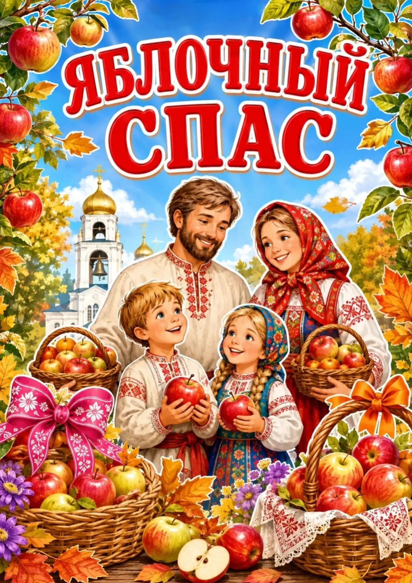 С праздником Преображения Господня! Яблочный Спас — символ плодородия и добрых начинаний.