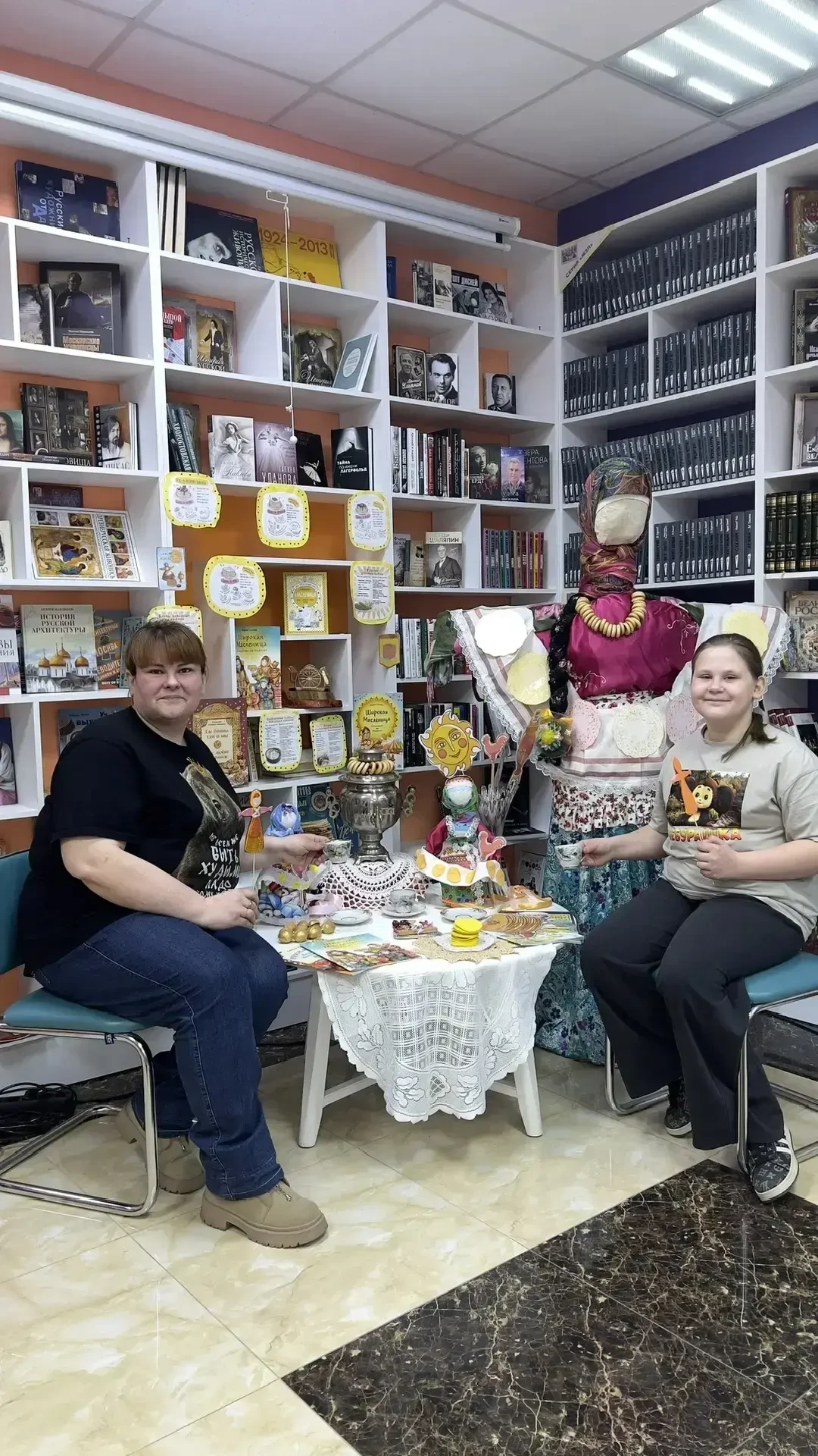 ⚡️Так встречают масленицу в городской модельной библиотеке🌝