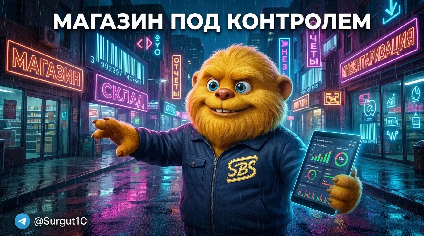 ⚡ Контролируйте бизнес с помощью 1С:Розница