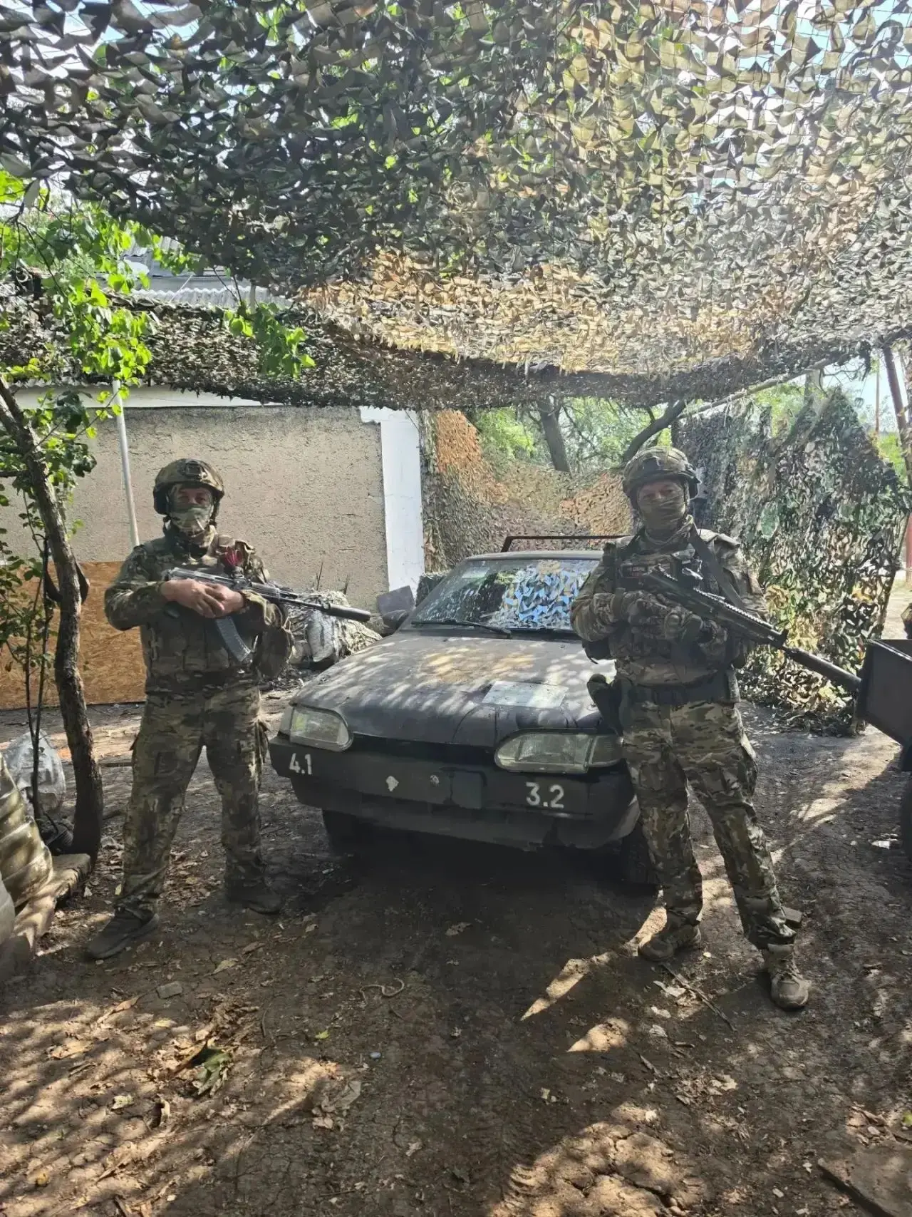 Привет от наших ребят из зоны проведения Специальной военной операции. Автомобиль, кото...