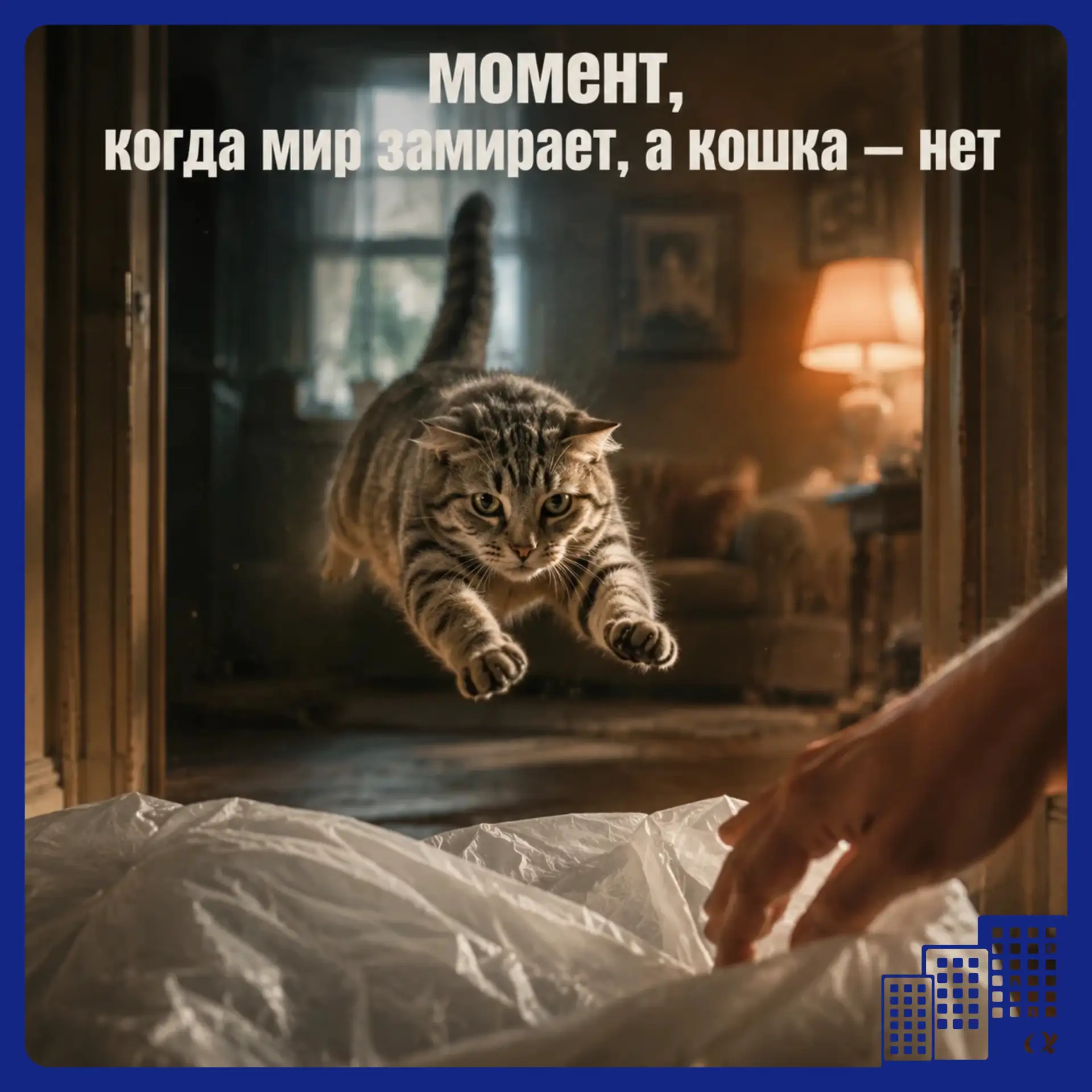 Тот самый момент, когда пакет зашуршал... 😄