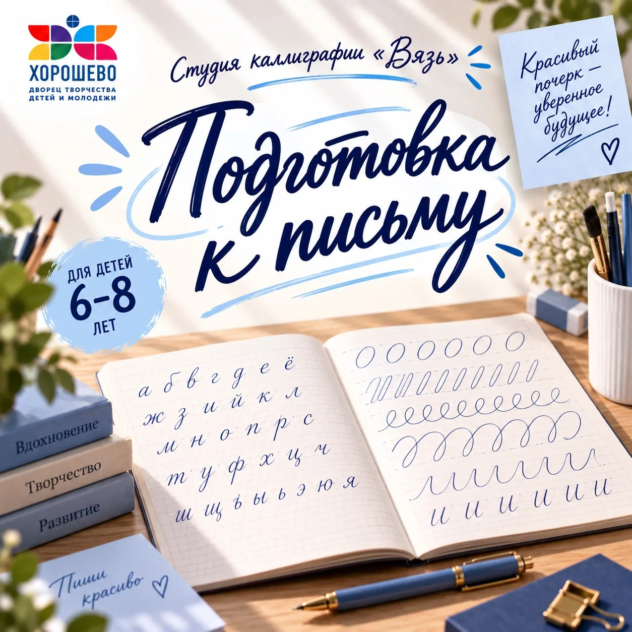 Красивый почерк начинается в «Хорошево»!✒️
