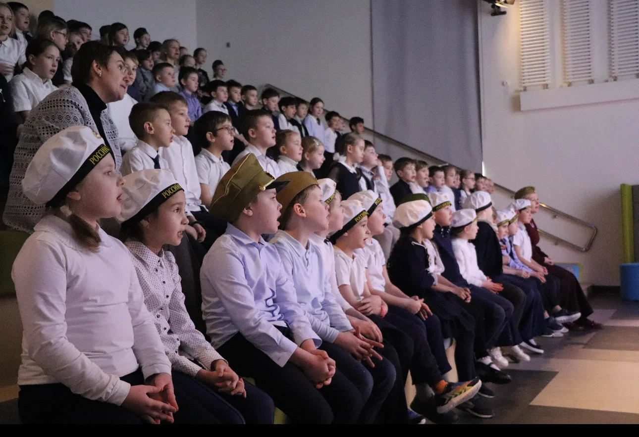 В нашем младшем корпусе на этой неделе отметили один из самых важных праздников нашей страны, День з