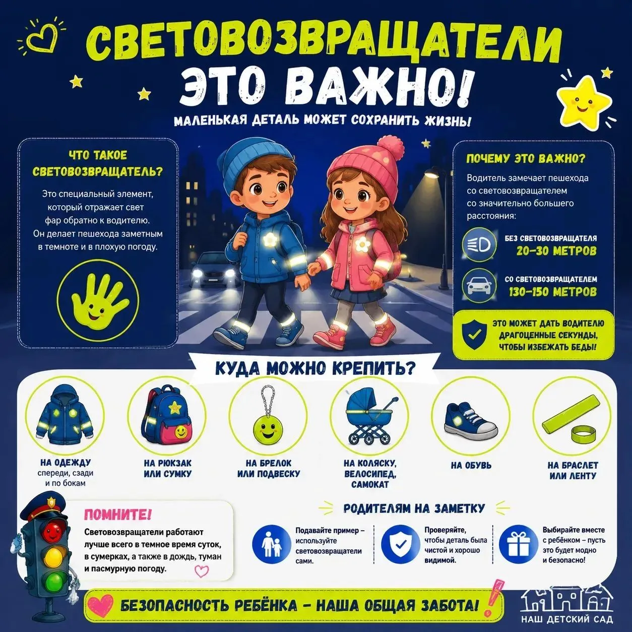 Знаете, почему водители не всегда видят детей на дороге даже в светлое время суток? В с...