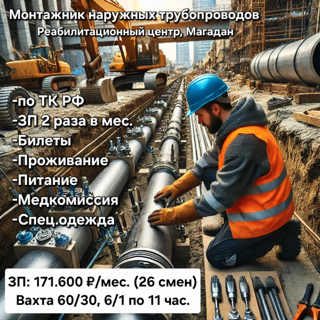 🏗На строительство реабилитационного центра, расположенный в г. Магадан, требуются монт...