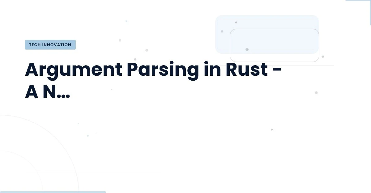 Как устроен разбор аргументов командной строки в Rust