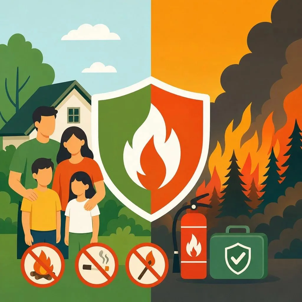 🔥 ПОЖАРНАЯ БЕЗОПАСНОСТЬ ЛЕТОМ