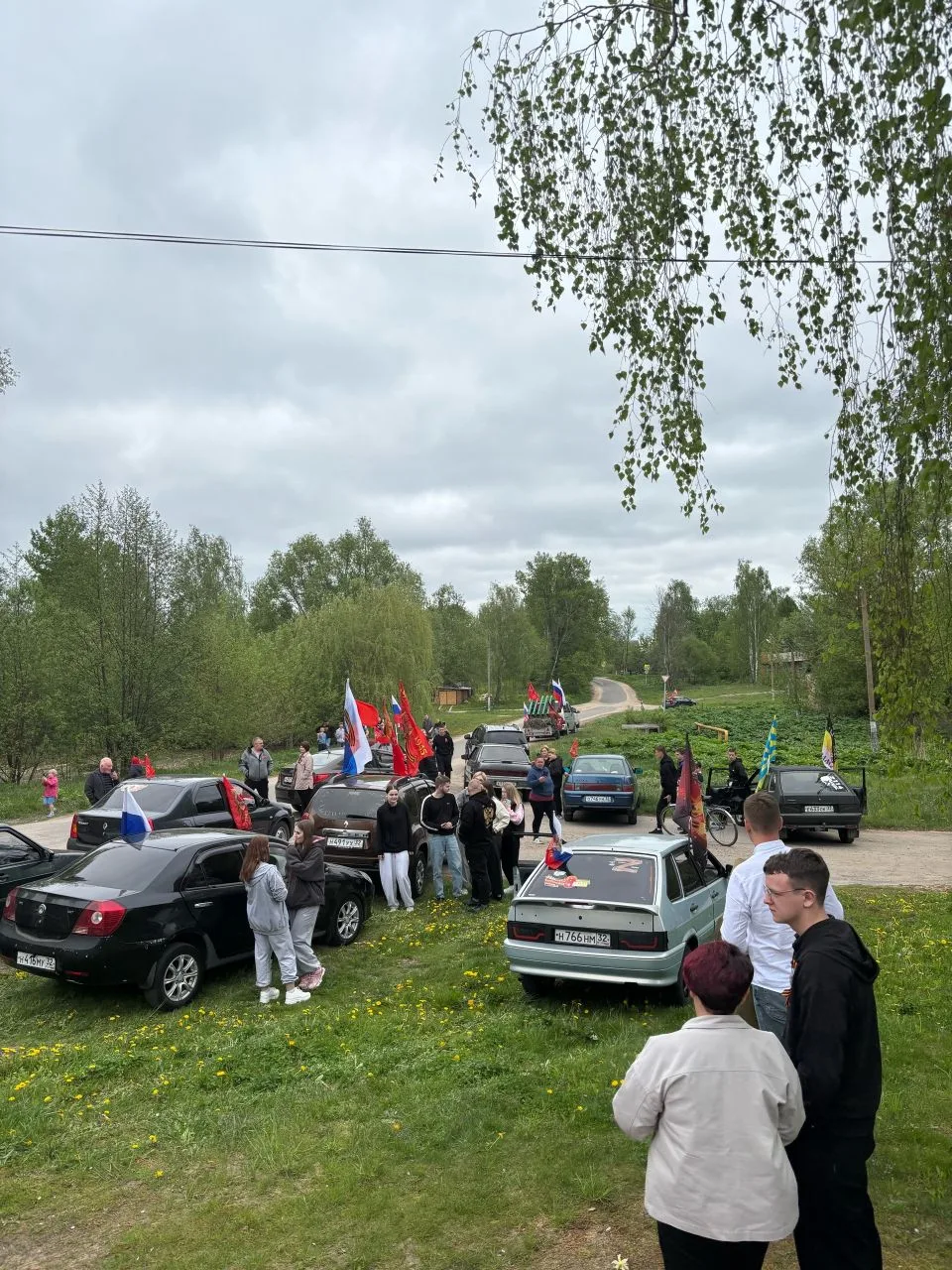 В День Победы по нашему селу пронесся патриотический автопробег🚗, посвященный 81-й год...
