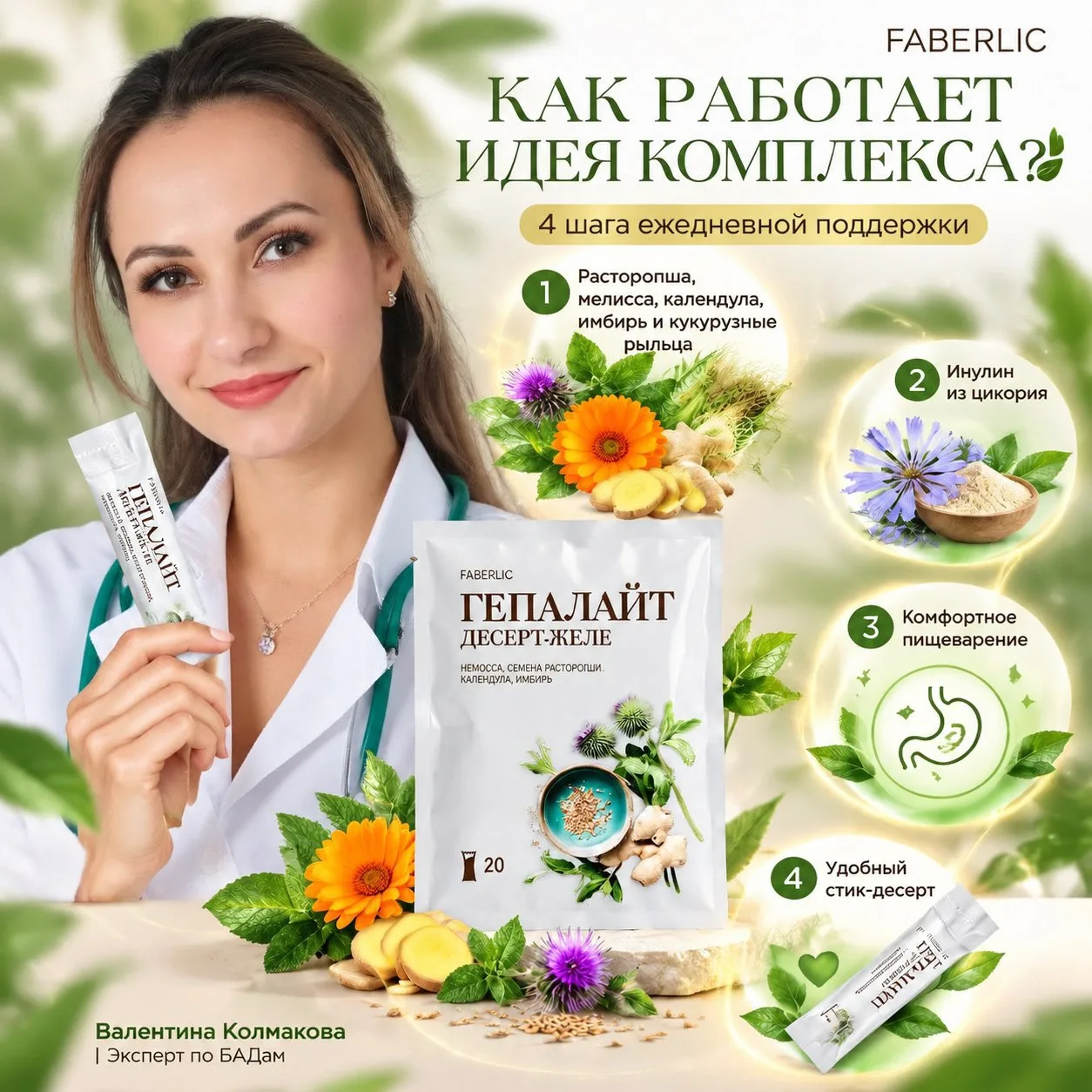 Как БАД работает поэтапно :