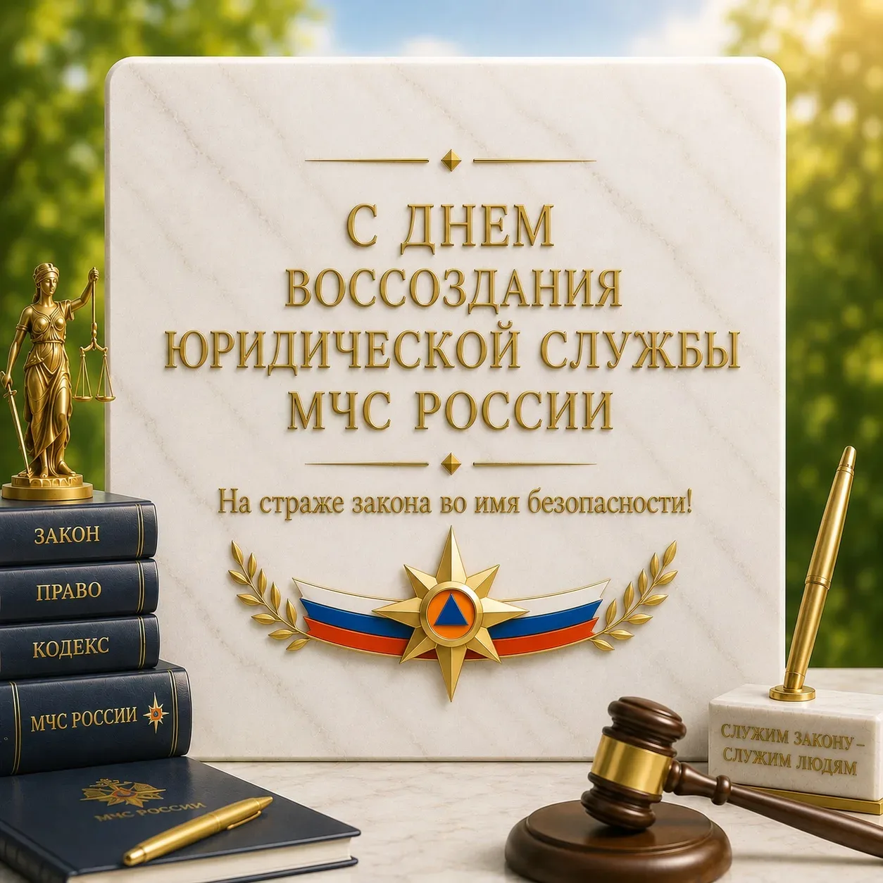 26 июня отмечается День воссоздания юридической службы МЧС России