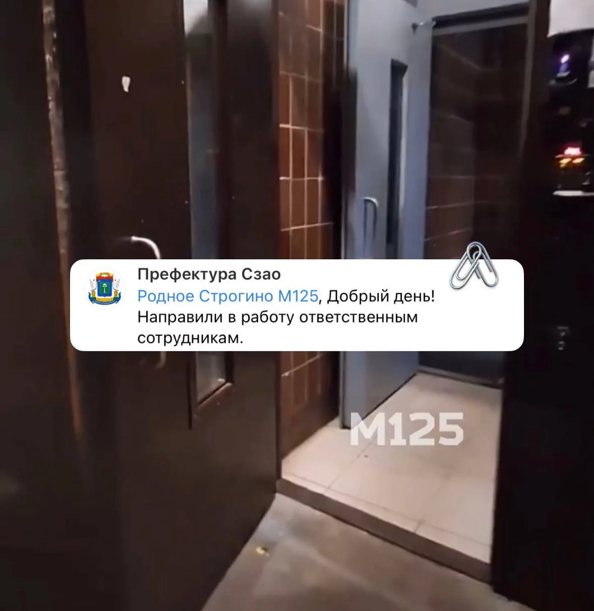 ✍🏽 Префектура получила наше обращение из-за сломанных дверей в четвертом подъезде на Т...
