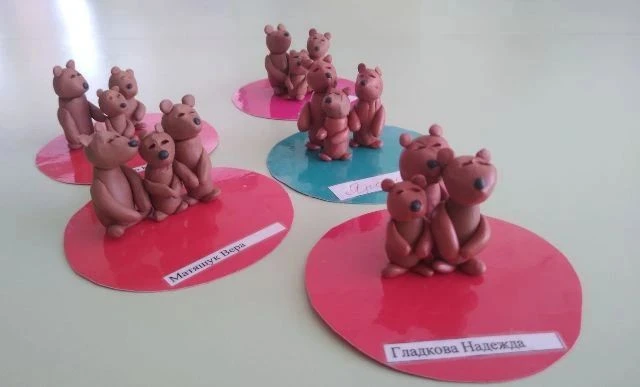 Лепим сказку с группой "Солнышко": «Три медведя»! 🐻🐻🐻