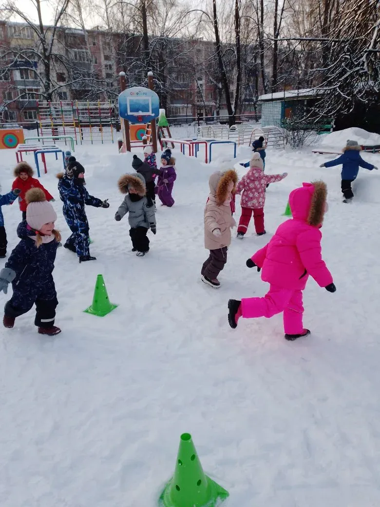 Во Второй младшей группе прошло развлечение "Зимние забавы"❄