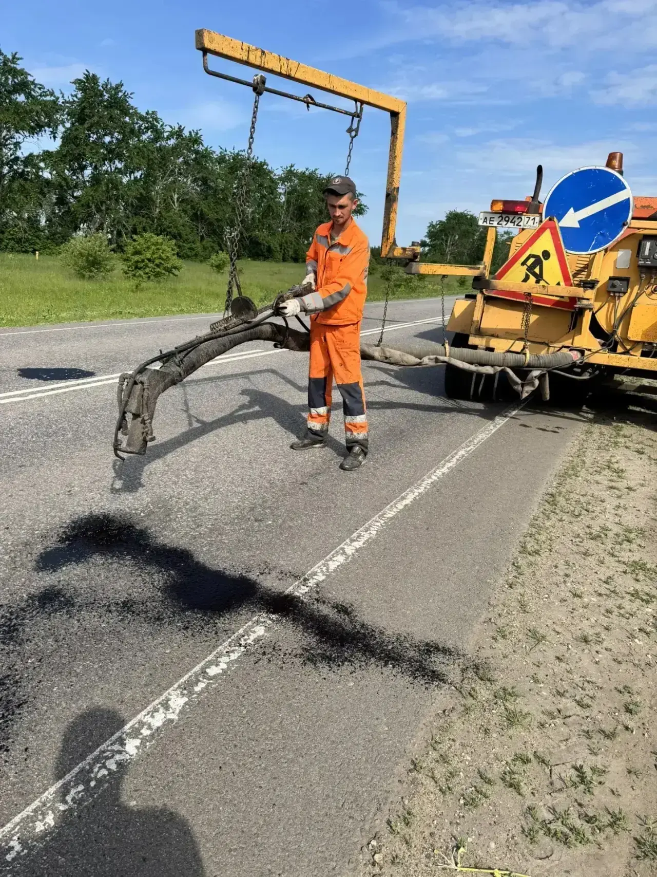 🚧 Ямочный ремонт региональных дорог струйно-инъекционным методом