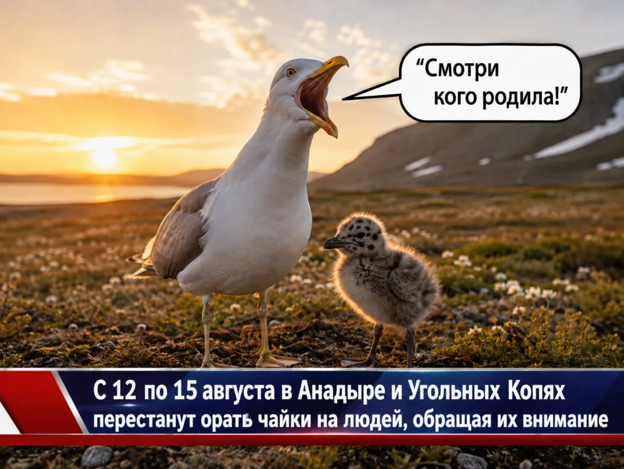 На Чукотке будут обращать внимание на чаек