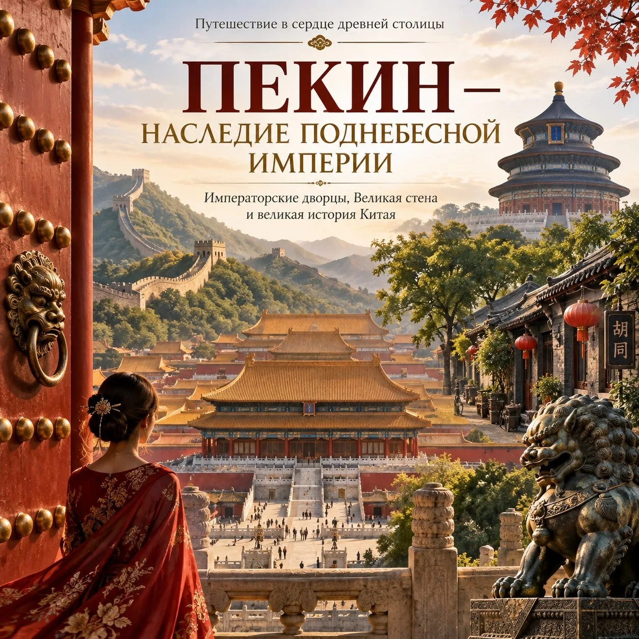 ⛩ ОТ 1495 $/ЧЕЛ ТУР «ПЕКИН — НАСЛЕДИЕ ПОДНЕБЕСНОЙ ИМПЕРИИ» • 7 ДНЕЙ • С АВИА • (CT130)