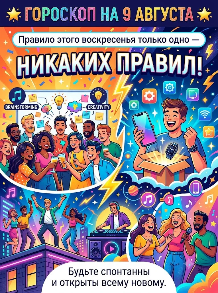 🌟 ГОРОСКОП НА 9 АВГУСТА 🌟