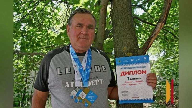 🏃 72-летний житель Лисок готовится к новым полумарафонам.