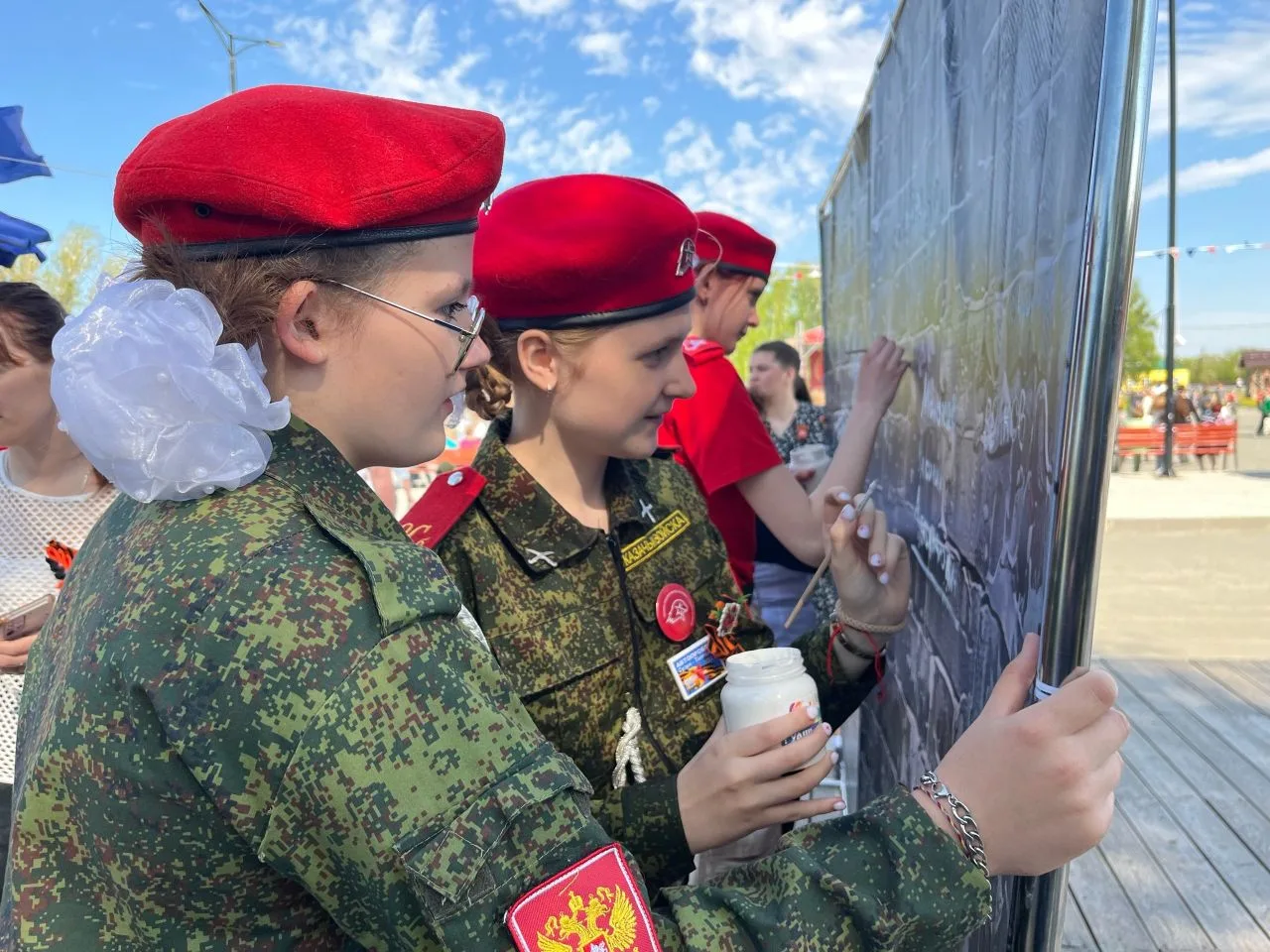 🇷🇺Масштабно и торжественно отметили День Победы юнармейцы Сузунского округа!