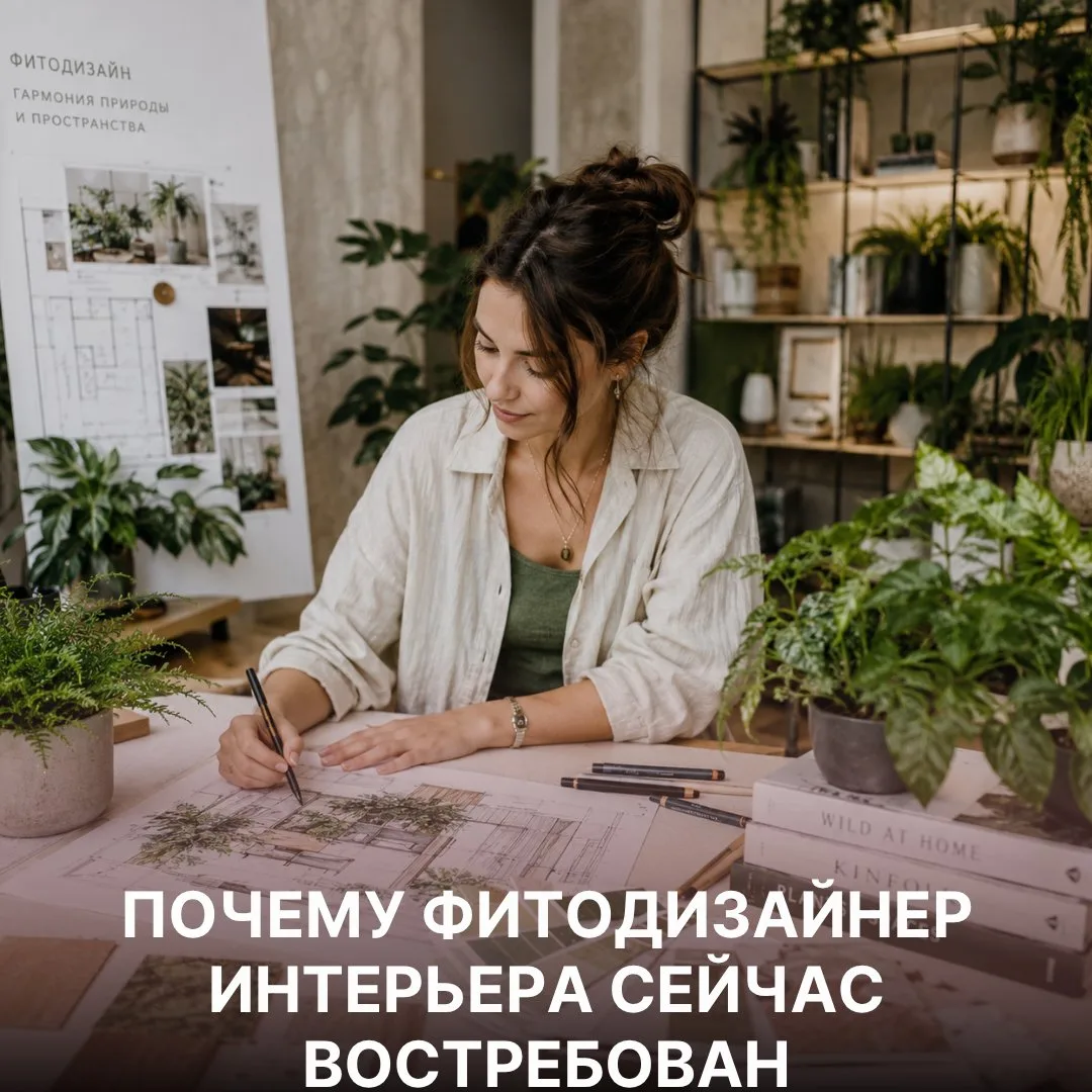 Почему фитодизайнер интерьера сейчас востребован🪴