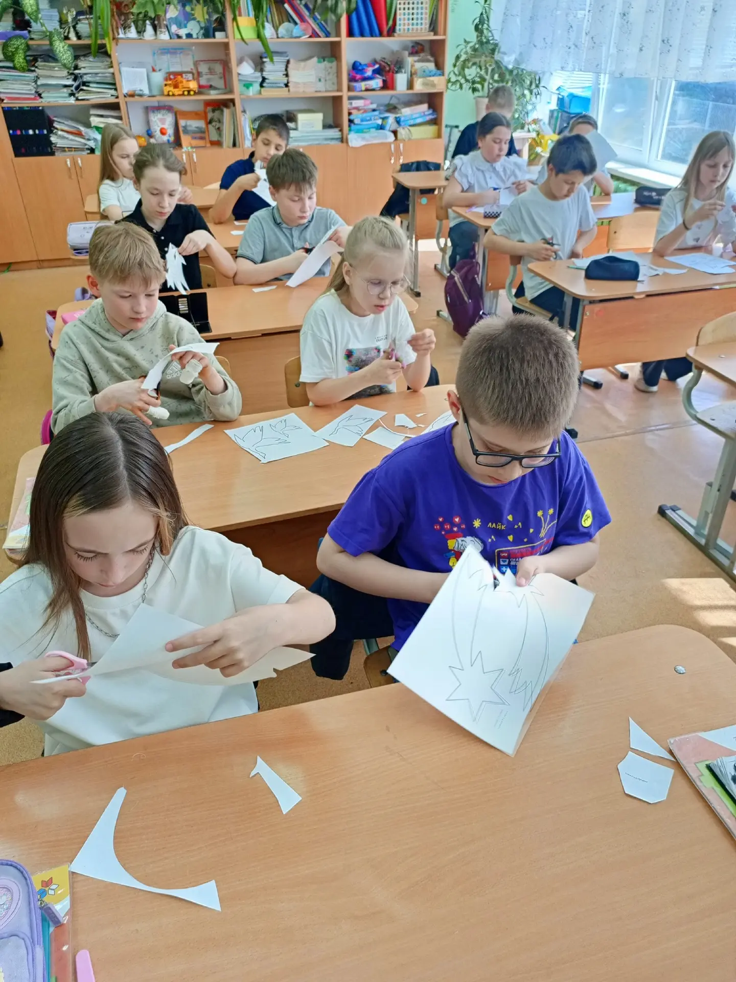 🇷🇺Орлята России 4 «Д» — с теплом о Великой Победе!  Наши юные орлята под руководством Светланы Никол
