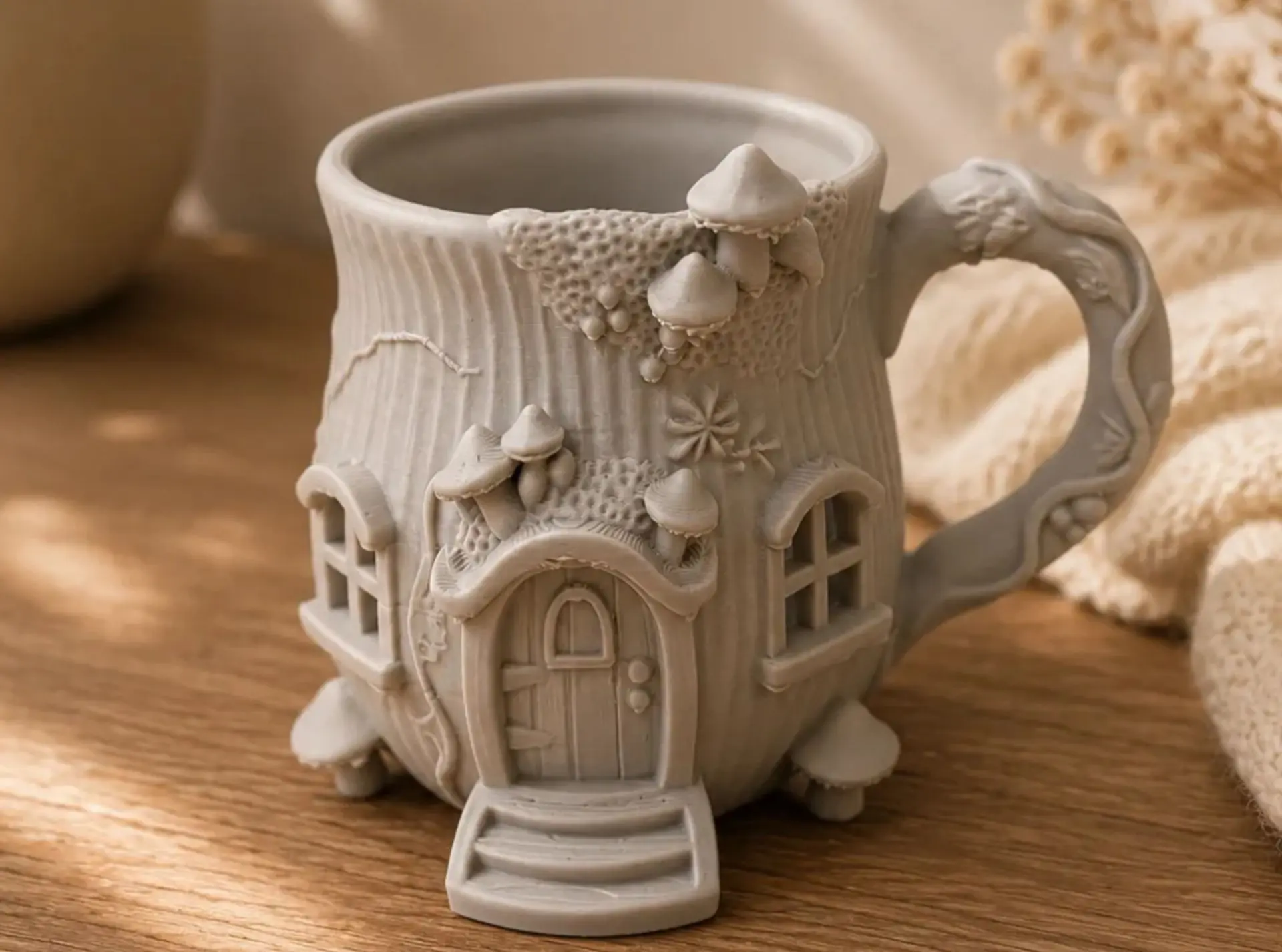 Кружка сказочный домик 3D модель STL
#3d_models #stl #blender #figurines #sculpture #fdm
