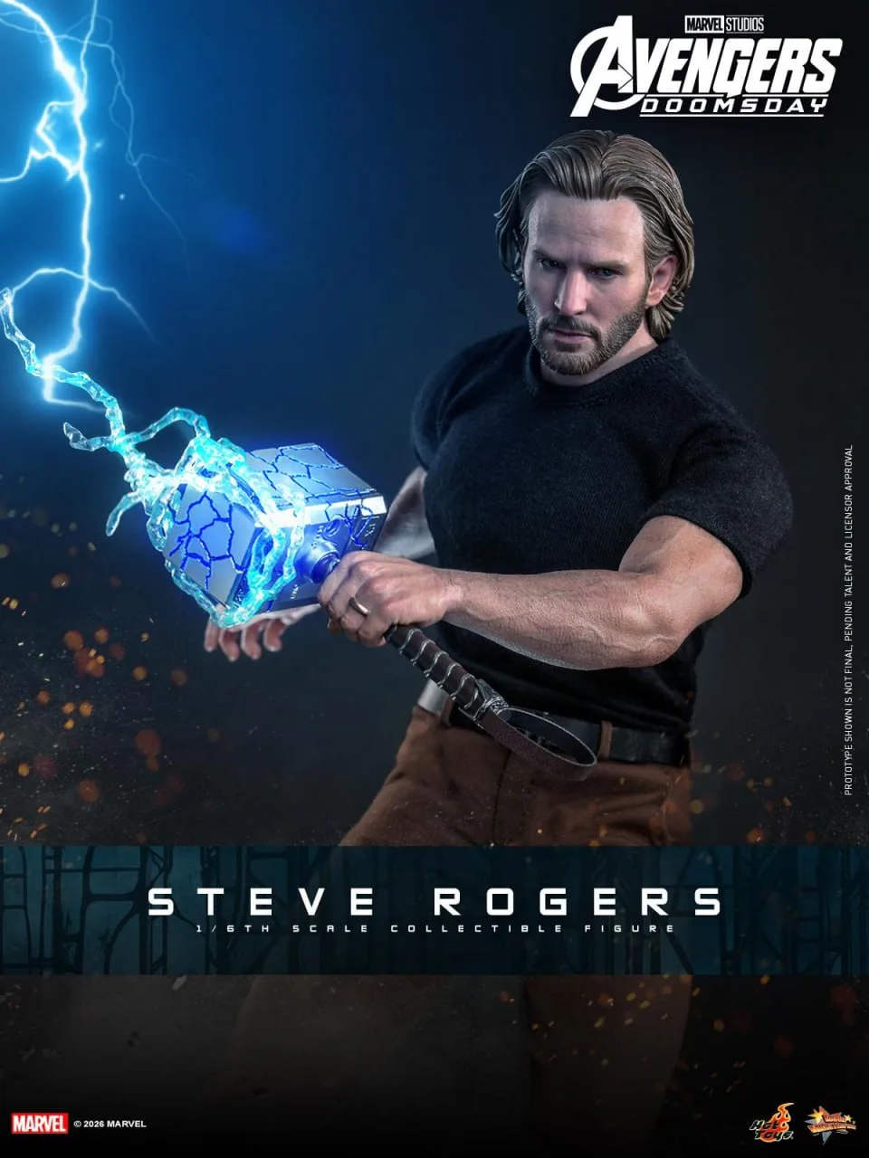 Hot Toys представили фигурку Стива Роджерса по мотивам фильма «Мстители: Доктор Дум».