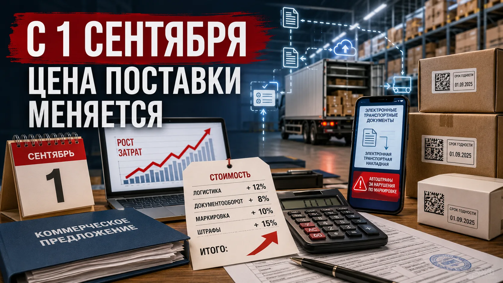 С 1 сентября поставщики пересчитают цену: два новых фактора для госзакупок