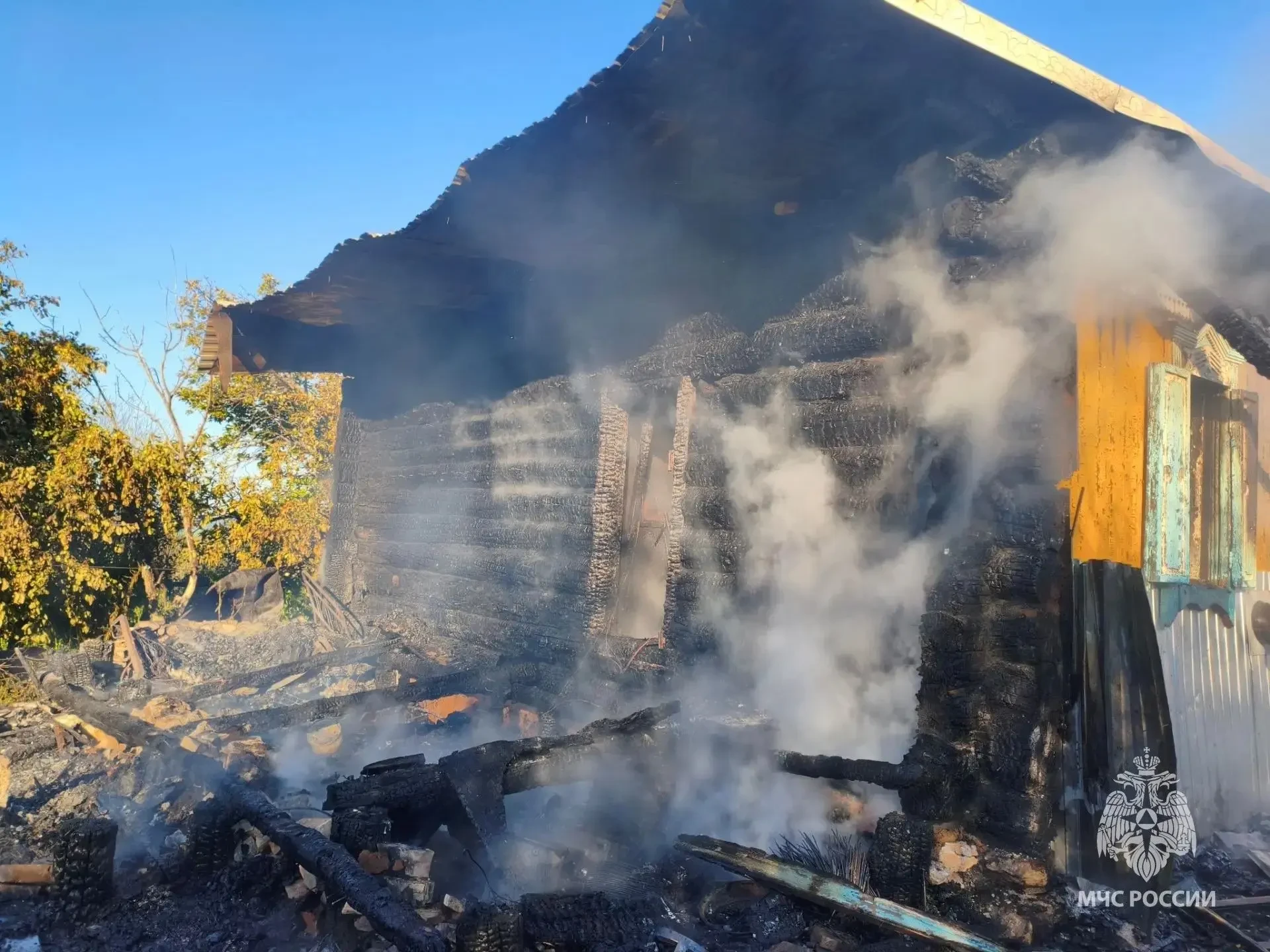 Погибший мужчина обнаружен при тушении пожара в Буздякском районе