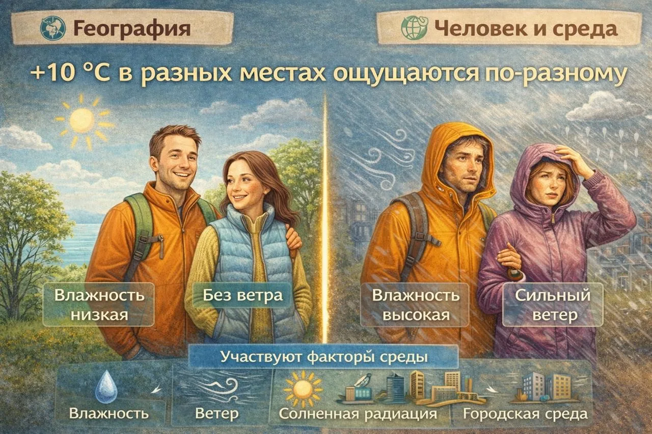 Почему один и тот же климат ощущается по-разному?