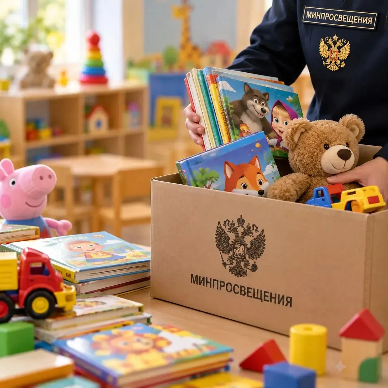 Из российских детсадов уберут все книги, мультики и игры, которые не одобрены Минпросве...