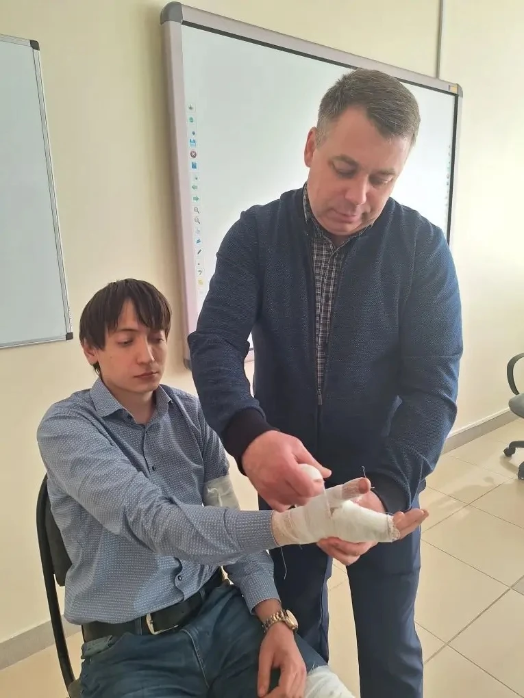 ✅Сотрудники СОФ продолжают повышать свои навыки на практических занятиях по оказанию пе...