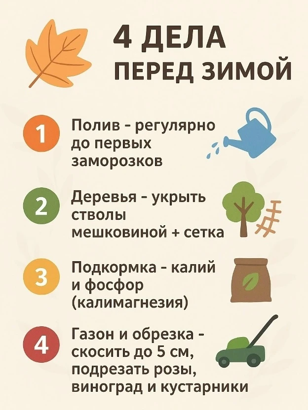 Четыре важные задачи, которые нужно выполнить до завершения дачного сезона