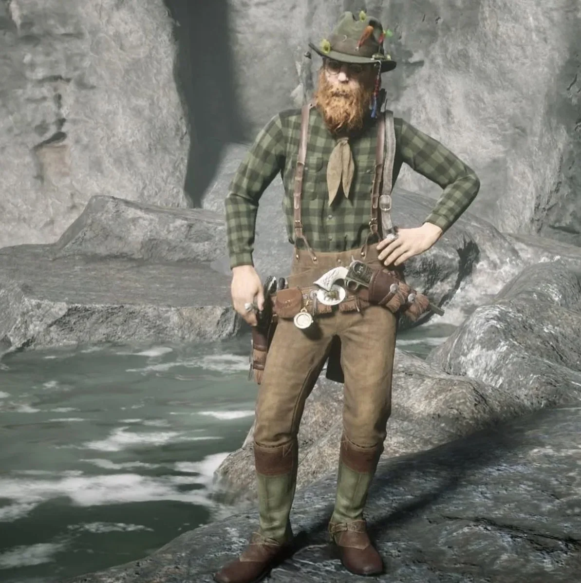 Бесплатный костюм этого месяца в Red Dead Online, опубликованный пользователем coyotekidd.