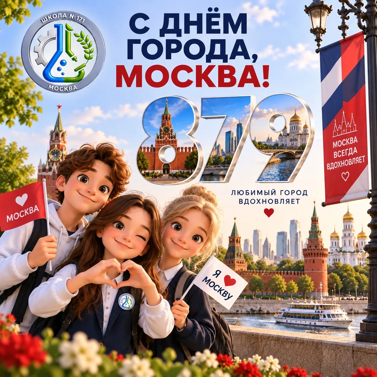 🏙️ С Днём города, Москва!