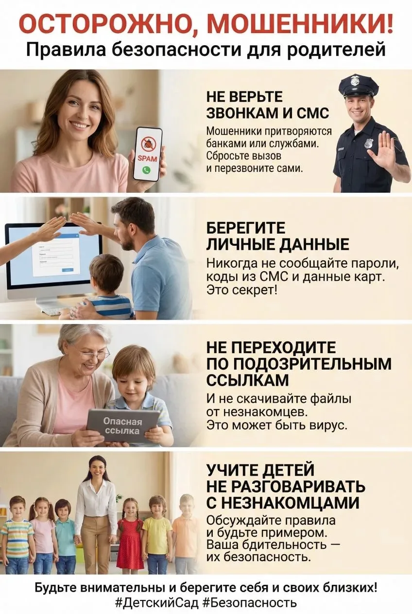 К сожалению, злоумышленники становятся всё изобретательнее:звонки «из банка», фальшивые...
