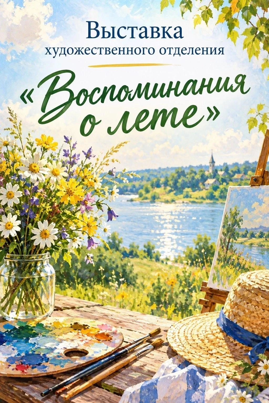 🎨«Летнее воспоминание» — лето, которое осталось на бумаге...