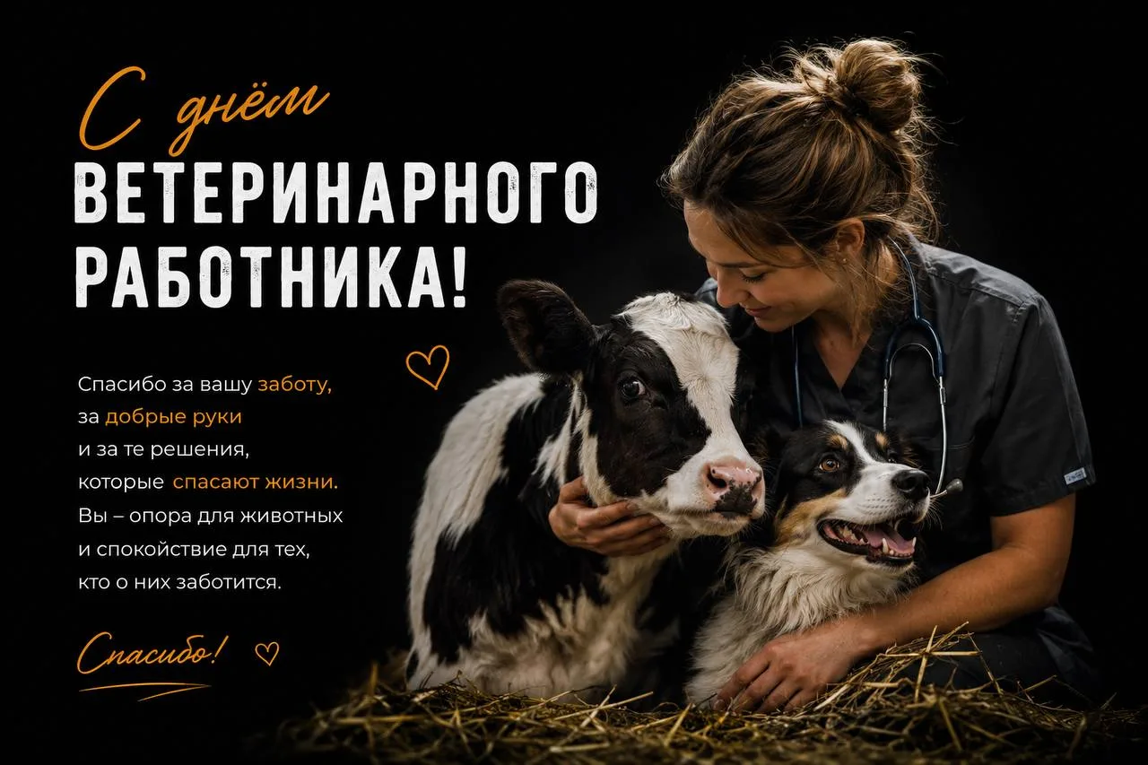 🐄 С Днём ветеринарного работника!