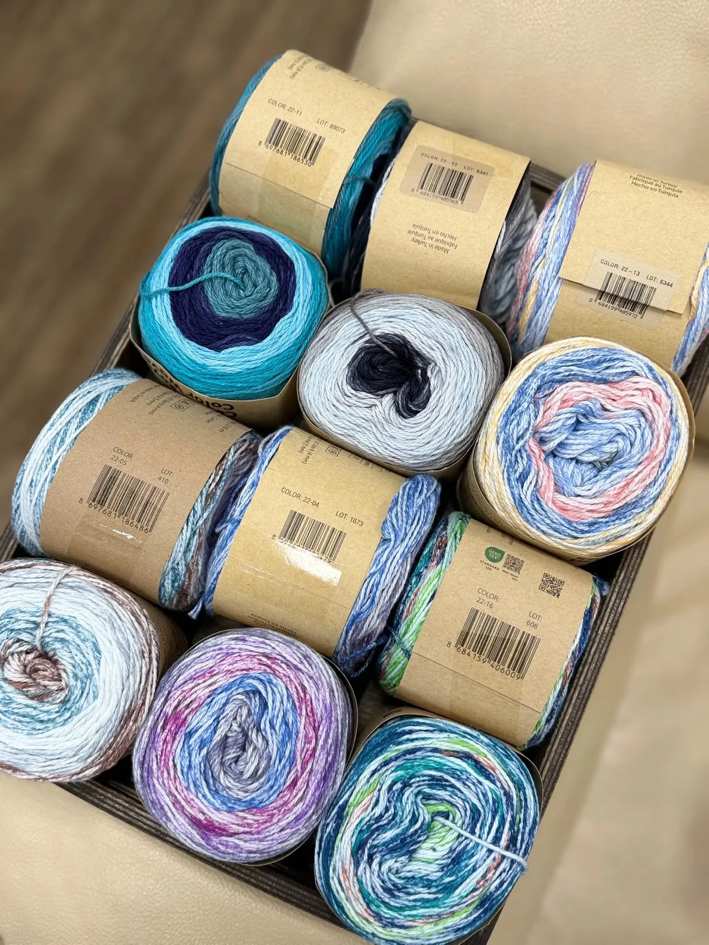 ПРИВЕЗЛИ НОВЫЕ ЦВЕТА COTTON ROYAL COLOR WAVES ОТ FIBRA NATURA!