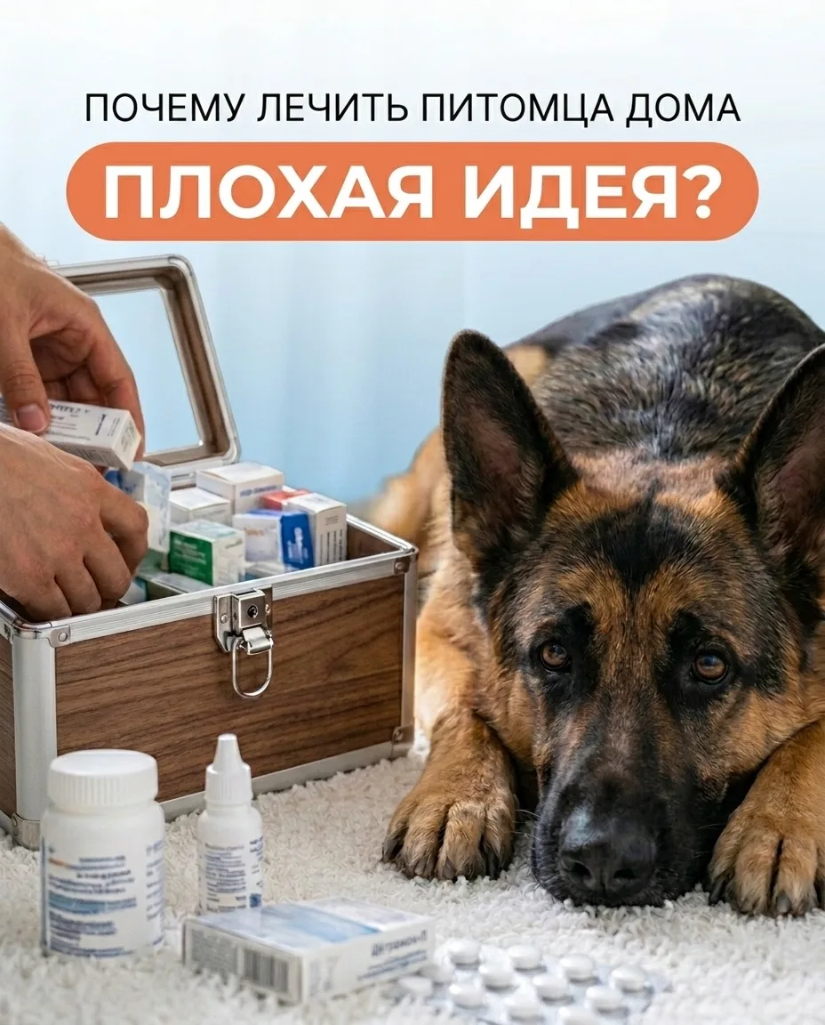 Почему лечить питомца дома - плохая идея?