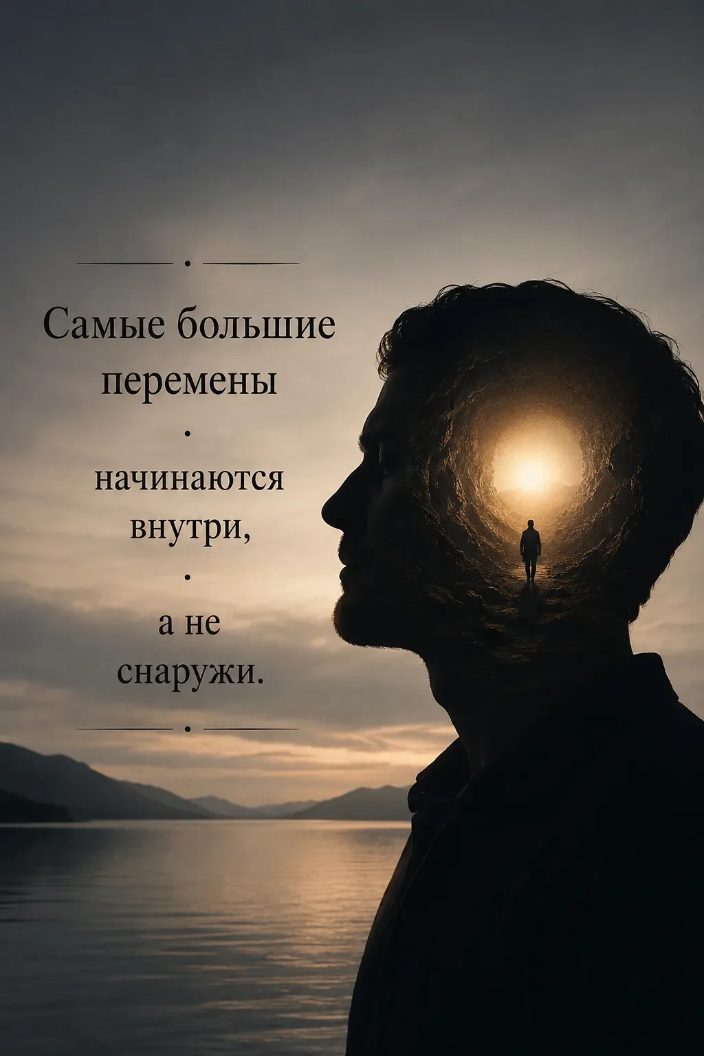 Самые большие перемены начинаются внутри, а не снаружи